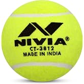 Nivia Heavy Tennis Ball Cricket Ball (Pack of 12)
