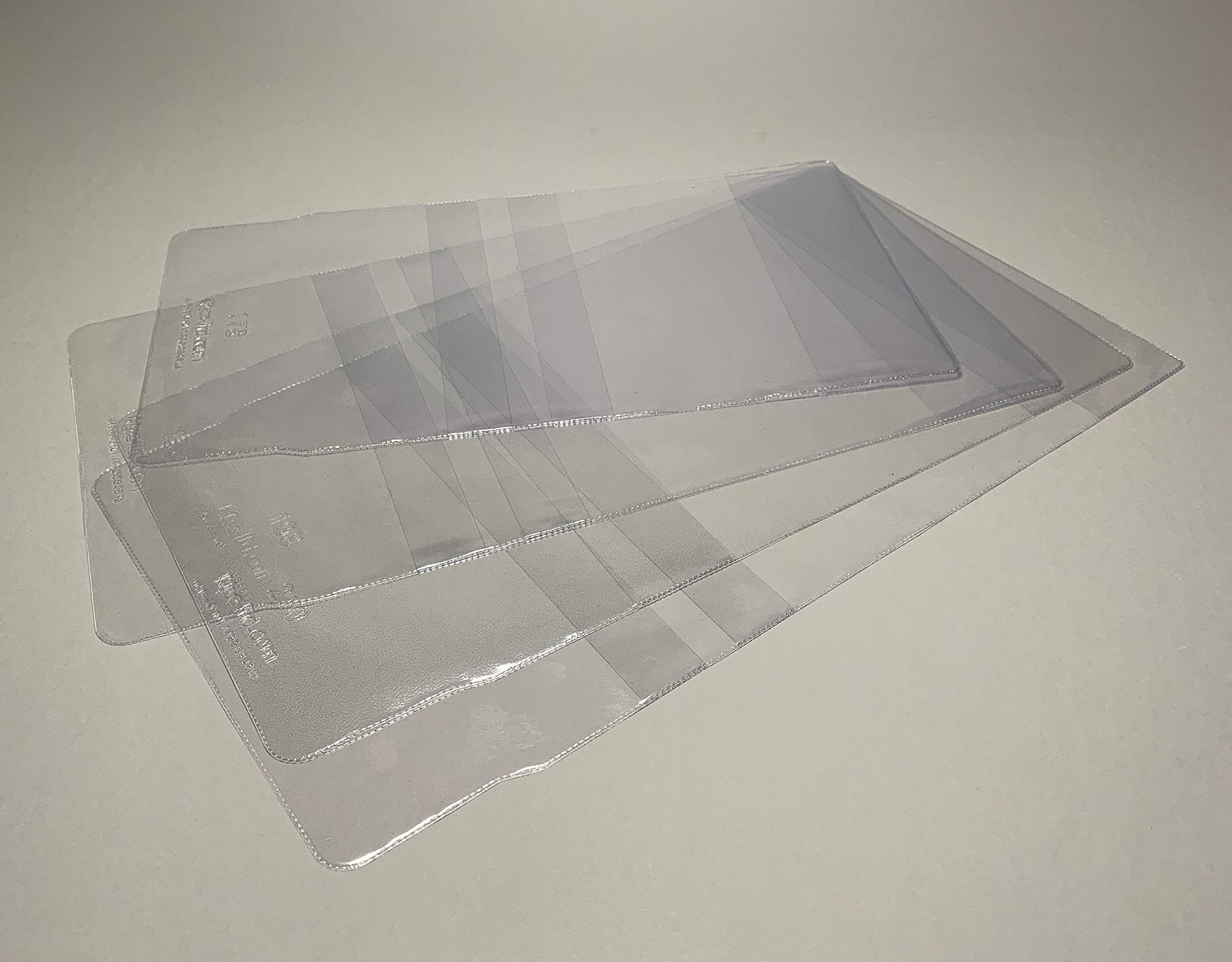 188mm 140micron PVC Book Cover 3 Pack