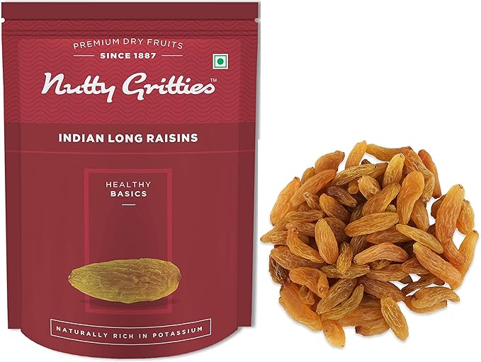 Nutty Gritties Long Raisins Kishmish - 200g