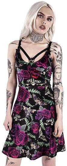Killstar Kleid Lydia Nightlife Dress schwarz