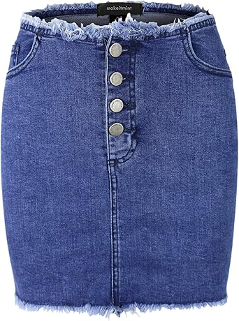 denim skirt with top