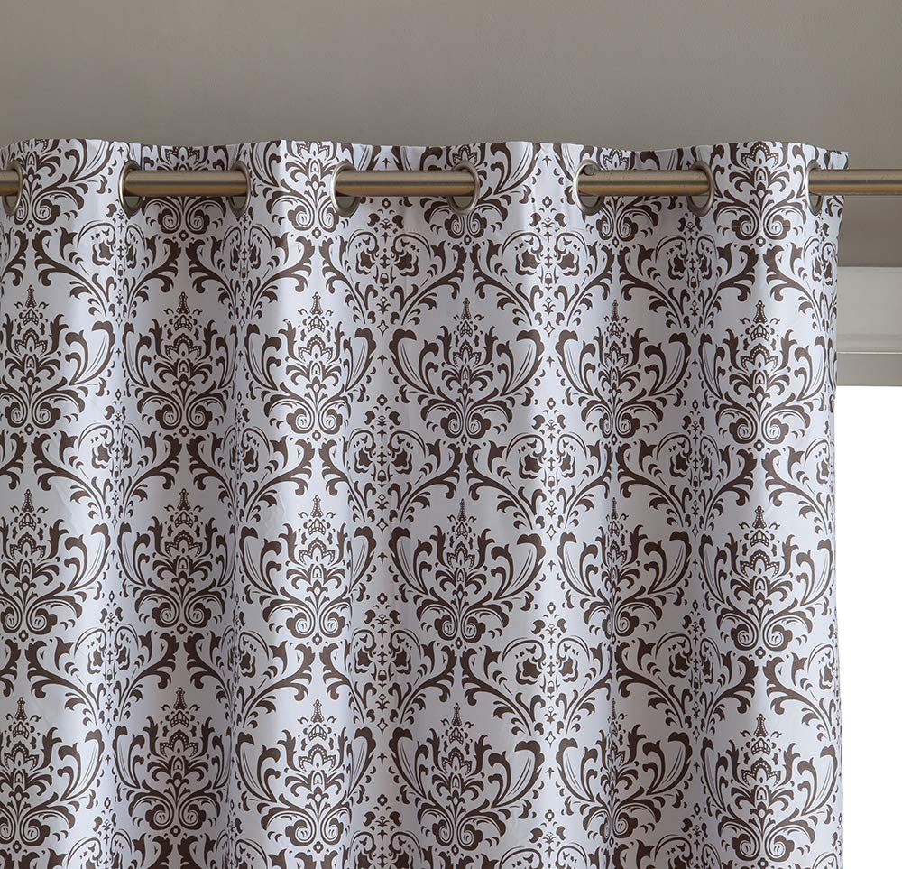 Best grey paisley print curtains for living room