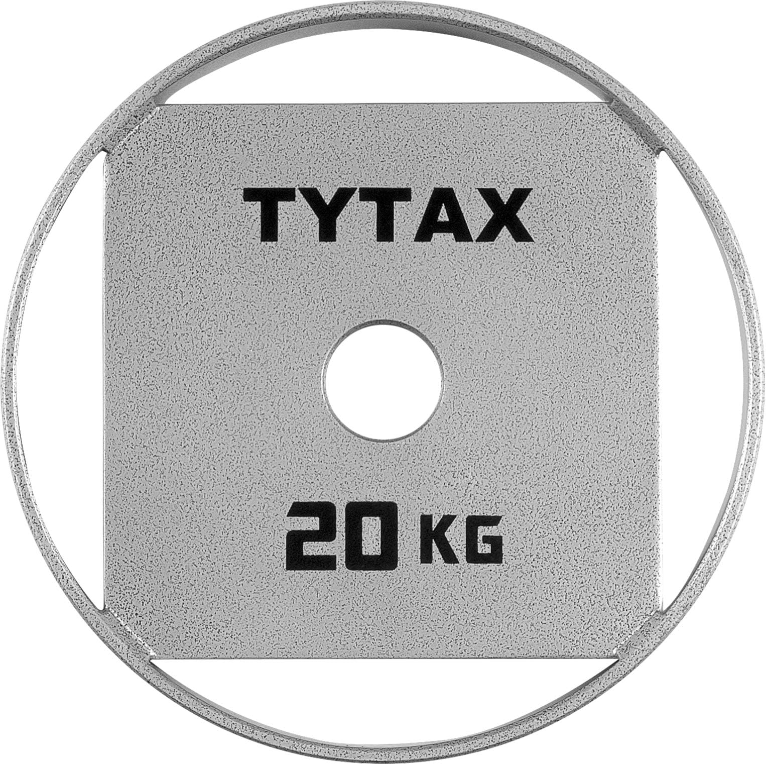 TYTAX 20KG OLYMPIC WEIGHT PLATE ORIGINAL SILVER STEEL PREMIUM