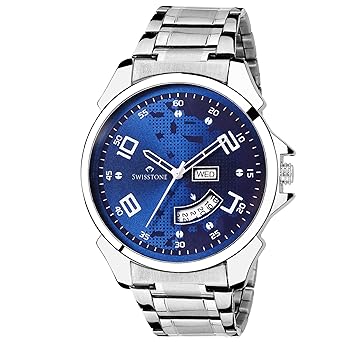 Analogue Blue Dial Mens Watch (Sw-Wt085Blu-Ch)