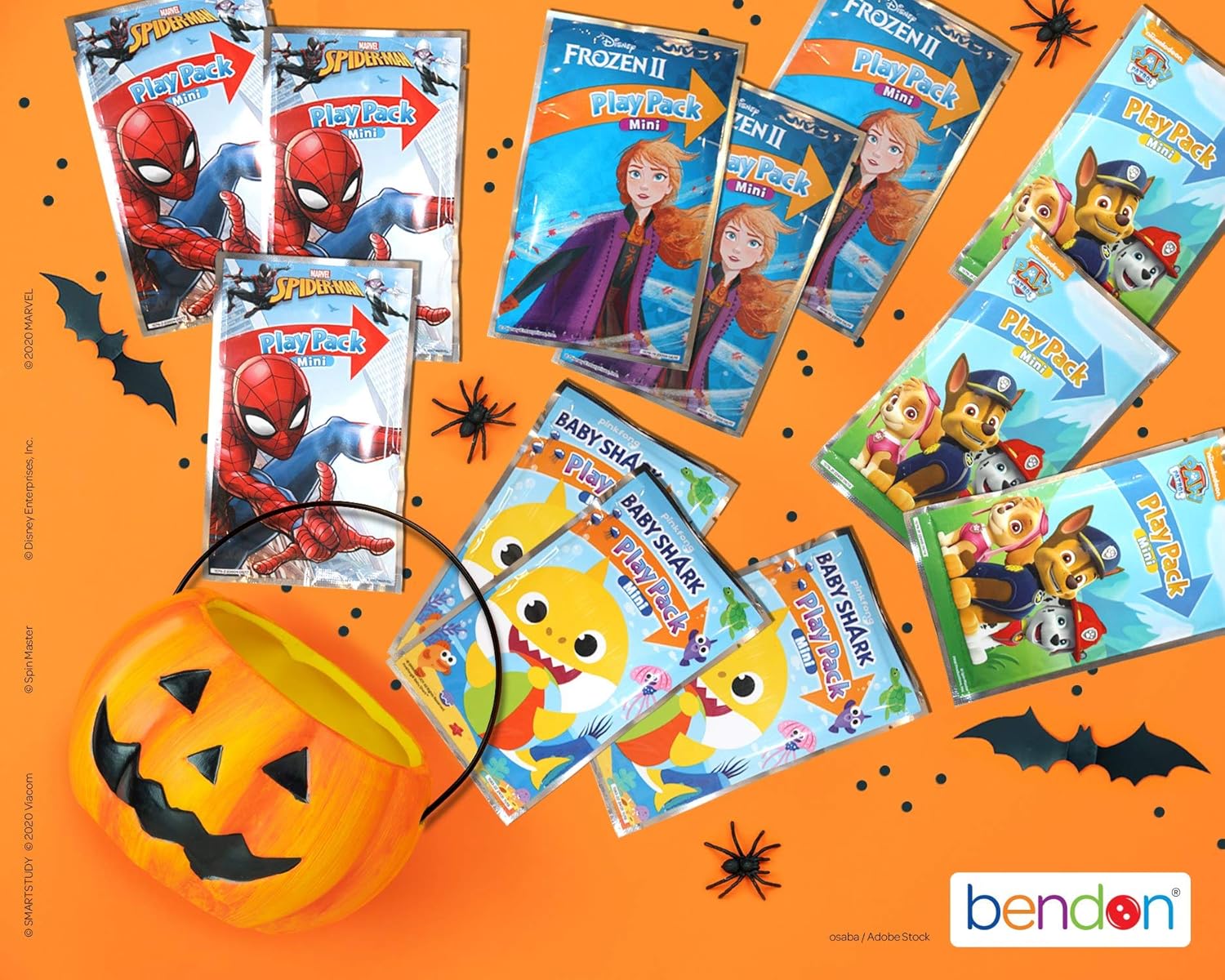 Bendon Paw Patrol 10 Mini Play Packs: Toys & Games