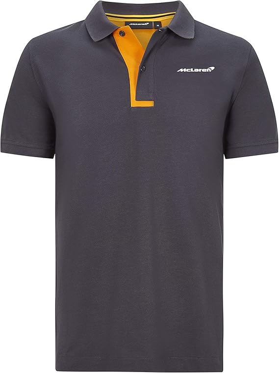 Amazon.com : McLaren F1 Men's Essentials Polo Anthracite/Blue : Clothing