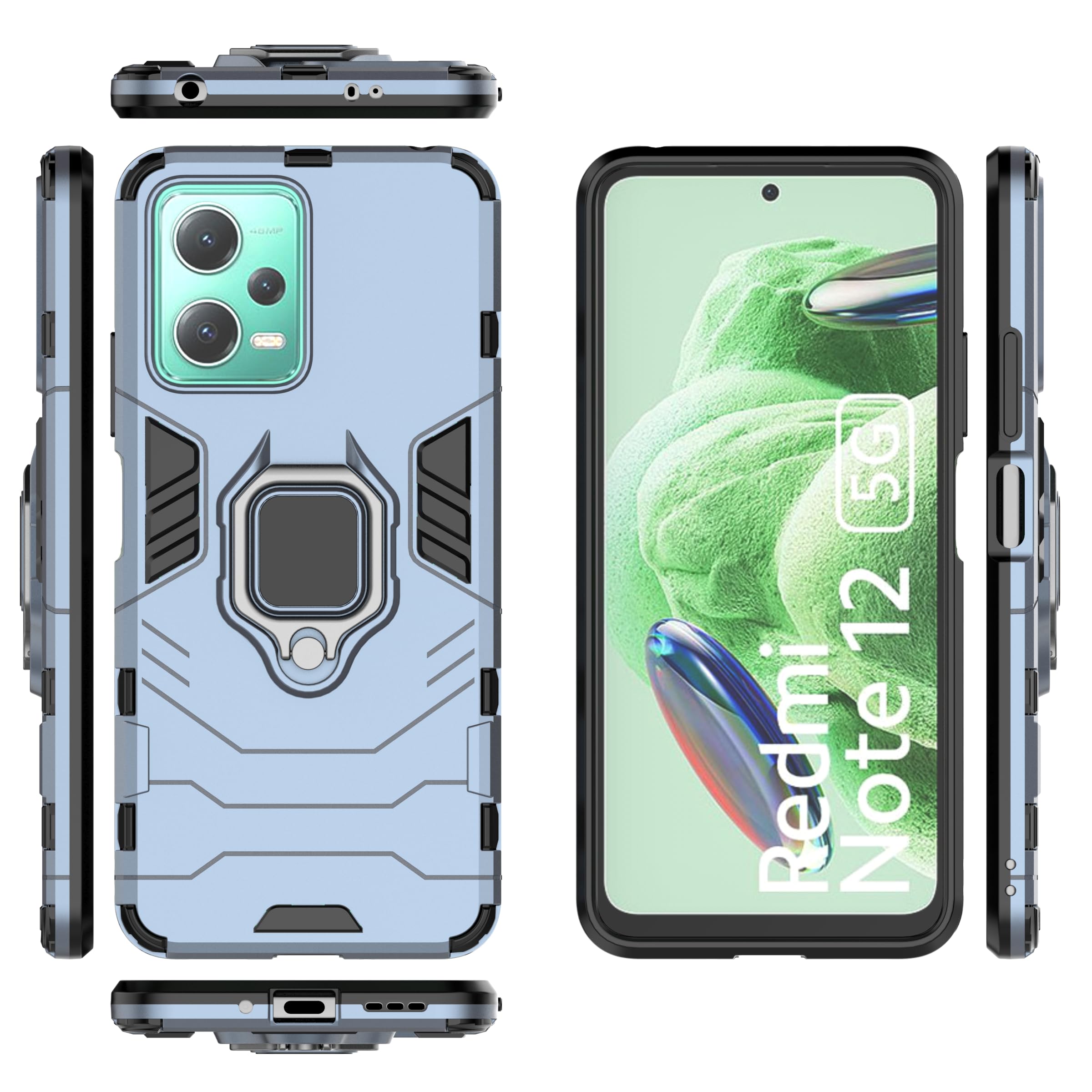Jiajihua Case Compatible with Xiaomi Redmi Note 12