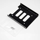 RHINORO 2x 2.5 to 3.5 Inch Metal SSD HDD Mounting Frames Kit w/ Screws view 6