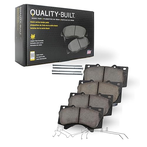 QUALITY-BUILT Black Series Semi-Metallic Front Brake Pads (1003-1892M) Compatible with 2016-2025 BMW/Mini/Toyota (220i/228i/230i/330e/330i/430i/Cooper/Cooper Clubman/GR Supra/X1/X2/X3/X4/Z4 & More)