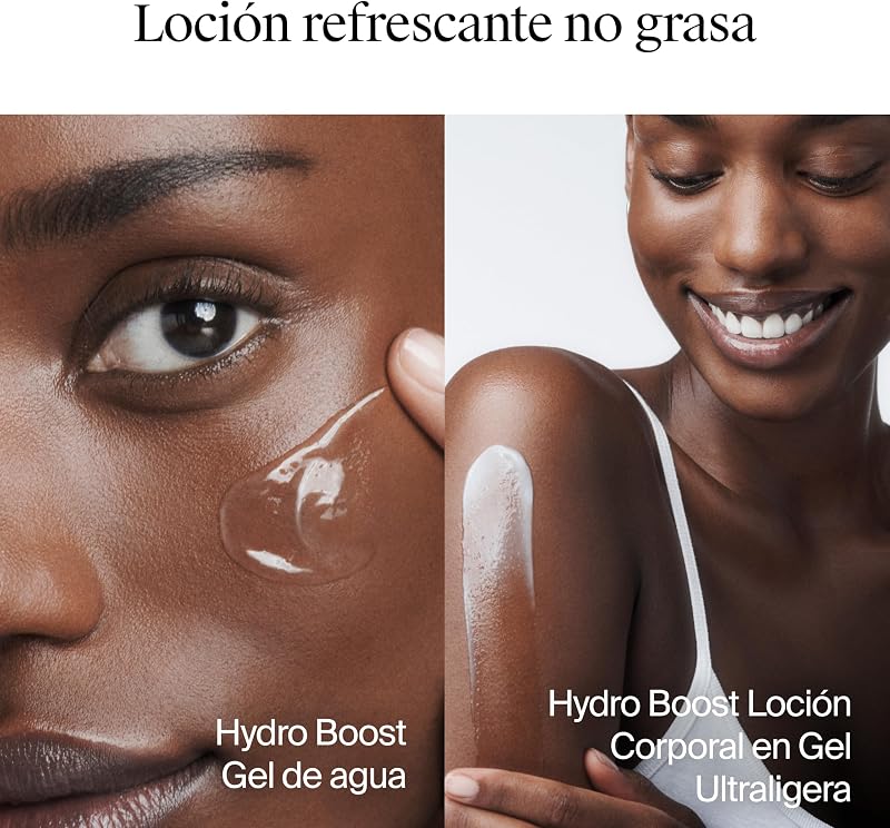 Neutrogena hydro boost gel loção hidratante corporal, pele normal a seca, textura leve, 400 ml