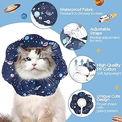 ComSaf Cat Cone Collar Soft, Protective Adjustable
