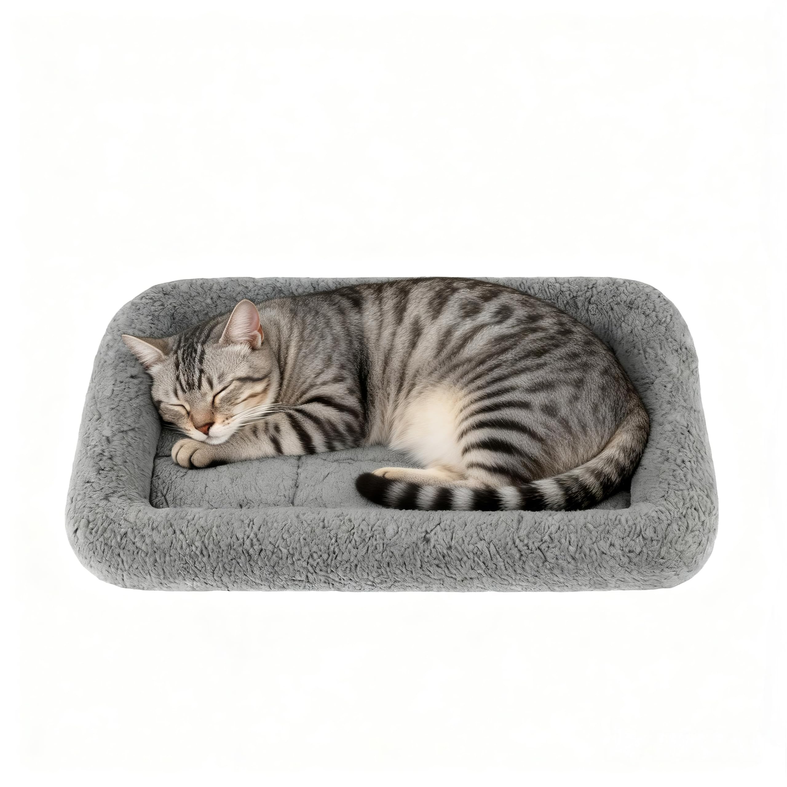 PETLESO Cat Beds Rectangular Small Dog Bed Washable Cosy Soft Pet Cushion Cats Pillow for Pet Basket/Cat Tree/Basket/Carrier, 56cm x 41cm