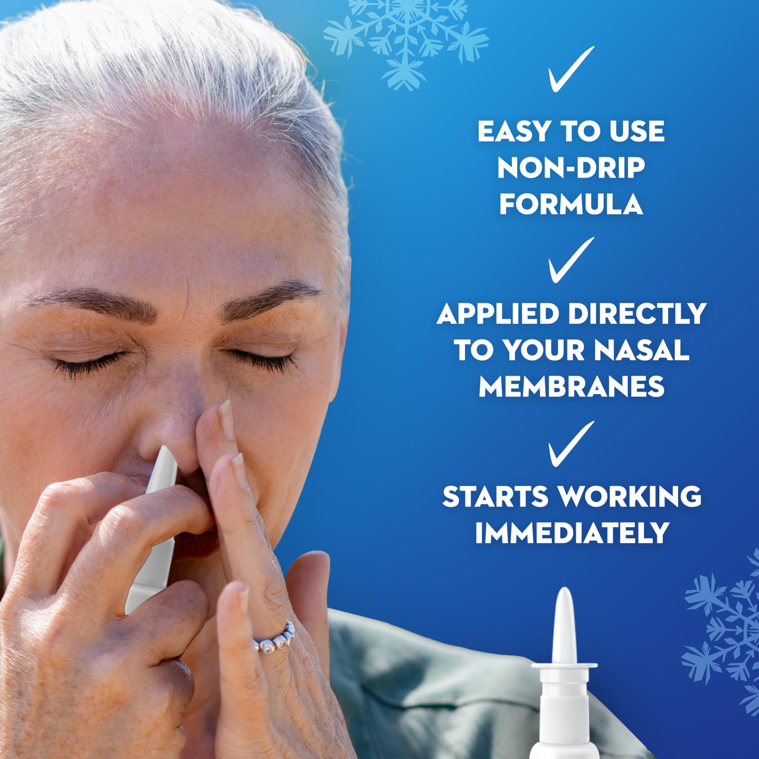 Mucinex Sinus-Max Nasal Spray Decongestant, 12 Hour Over-The-Counter Medication Nose Spray for Sinus Relief, Nasal Decongestants for Adults & Sinus Congestion, Cooling Menthol, 0.75 Fl Oz