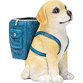 YUERVIEW Cute Dog Pen Holder & Desk Organizer,Handmade Non-Toxic Resin Storage Compartment for Office, School & Home | Adorable Gift for Dog Lovers Who Love Functional Pet Decor (Labrador Retriever)