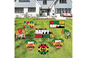 IRCOR Juneteenth Yard Sign Juneteenth Decorations Outdoor Juneteenth Decor for Lawn