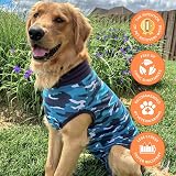 Suitical Recovery Suit Dog XX-Small Blue Camouflage view 9