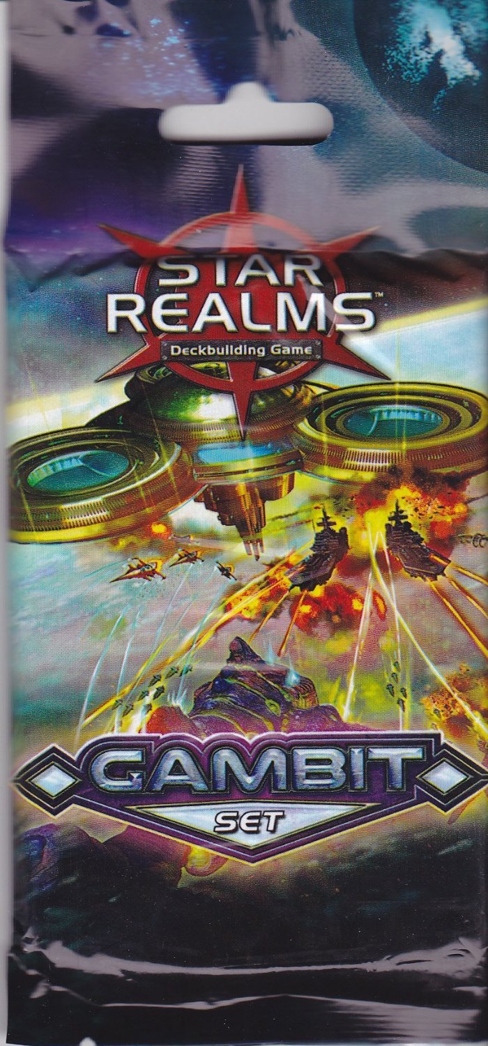 ADC Blackfire Entertainment GmbH Star Realms Deckbuilding Game - Gambit Expansion Display (24 Packs) - German Version