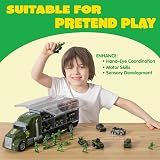 JOYIN 25 in 1 Military Truck Playset with Soldiers & Vehicles view 4