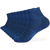 KC-TAHO Men's Quarter Athletic Cotton Socks 8 Pairs