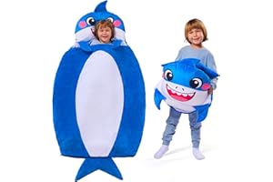 JOIEDOMI Kids Sleeping Bag 4 5 6 Year Old Girl Gifts Toddler Nap Mat with Pillow & Blanket 60" x 39" for Kids Ages 3+ Soft Plush Sleeping Mat for Preschool and Boys Girls