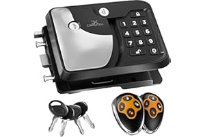 CARMTEK - TripDefender RV Keyless Entry Door Lock for Class C/A Motorhomes | 100% Metal RV Door Latch | Class C RV Door Lock with Backlit Keypad, 2 Fobs, 4 Unique Keys | Only Fit 3.5" x 4.5" Lock Hole