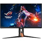 ASUS ROG Swift 360Hz 27” 1440P HDR Gaming Monitor (PG27AQN) - QHD (2560 x 1440), Fast IPS, 1ms, G-SYNC, Eye Care, HDMI, DisplayPort, USB, Ergonomic Design, VESA Wall Mountable, HDR10, DisplayHDR600