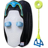 ZUP You Got This 260 Board and Handle Combo with EVA Foam Padding, All-in-One Kneeboard, Wakeboard, Wakeskate, and Wakesurf Board for Kids, Teens, and Adults, 51.7" x 23.8" x 4.6"