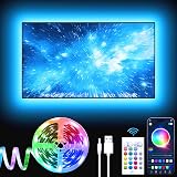 GIPOYENT TV LED Lights 13.1ft RGB Bluetooth Backlight for 40-65 Inch TV view 1