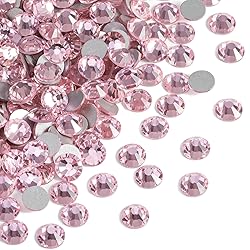 beadsland 288 Piece Flat Back Crystal Rhinestones
