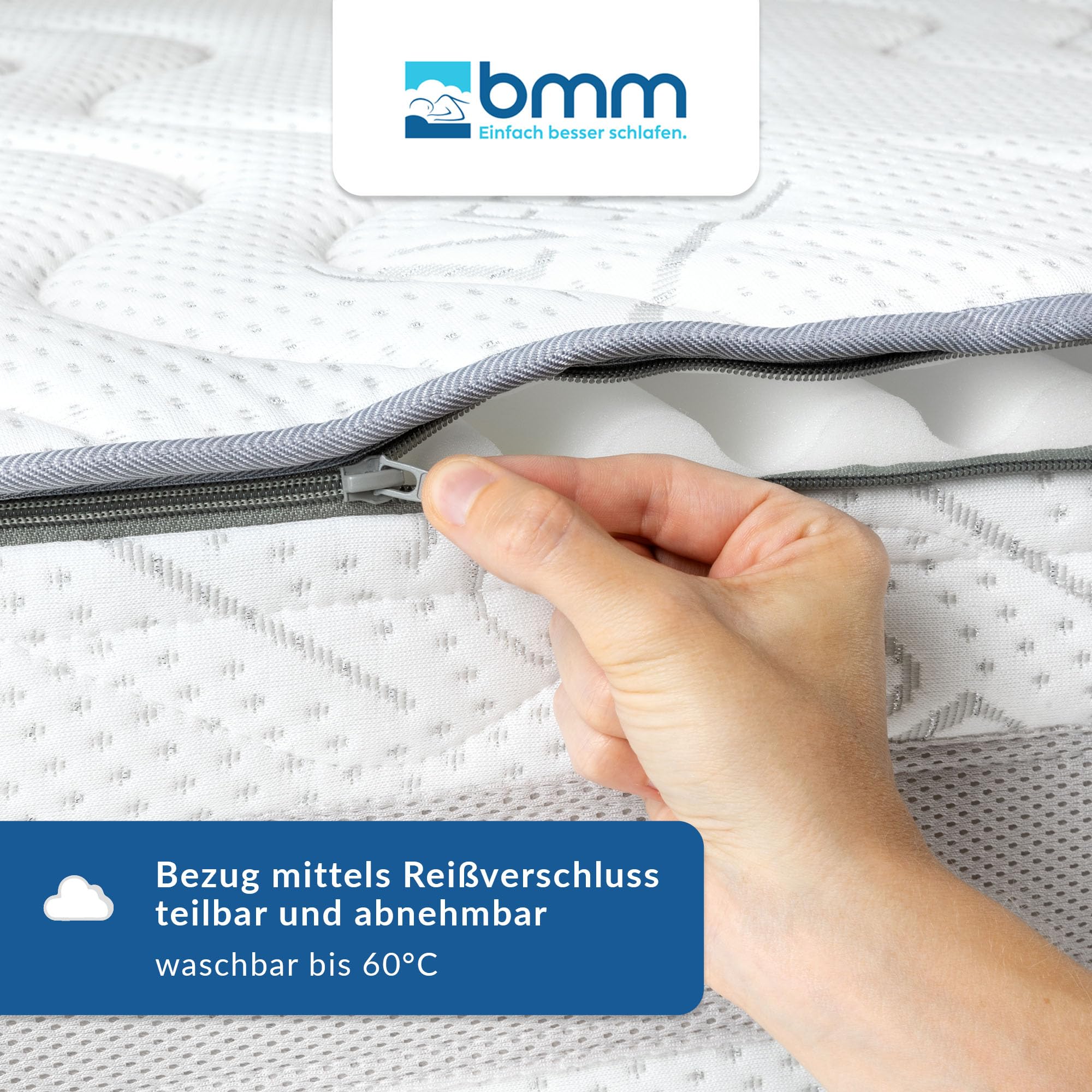 BMM Kaltschaummatratze Komfort 23 90x190 cm H2 23 cm RG35 6