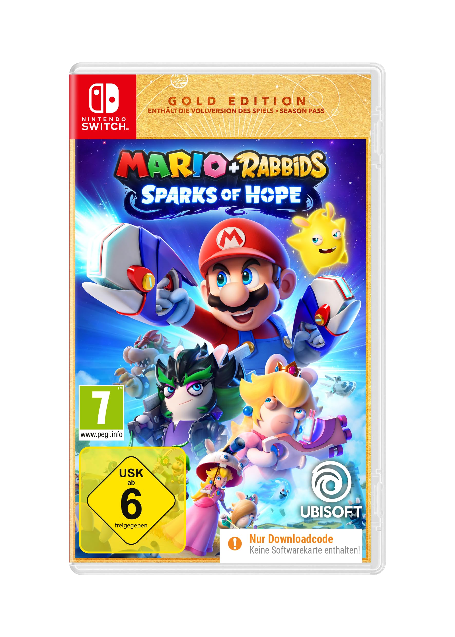 Mario + Rabbids Sparks of Hope - Gold Edition (Code in a box) - [Nintendo Switch]