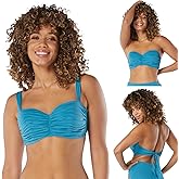 COCO REEF Charisma Bra Sized Underwire Bandeau Bikini Top with Strapless Option