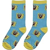 Cool Socks, Kid's, Nickelodeon, Spongebob Squarepants, Crew, Cartoons 90's Silly