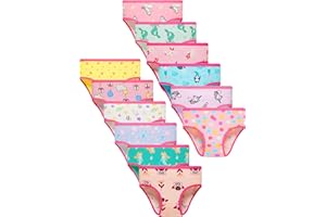 Sladatona Girls Underwear Soft Kids Briefs And Comfortable Panites