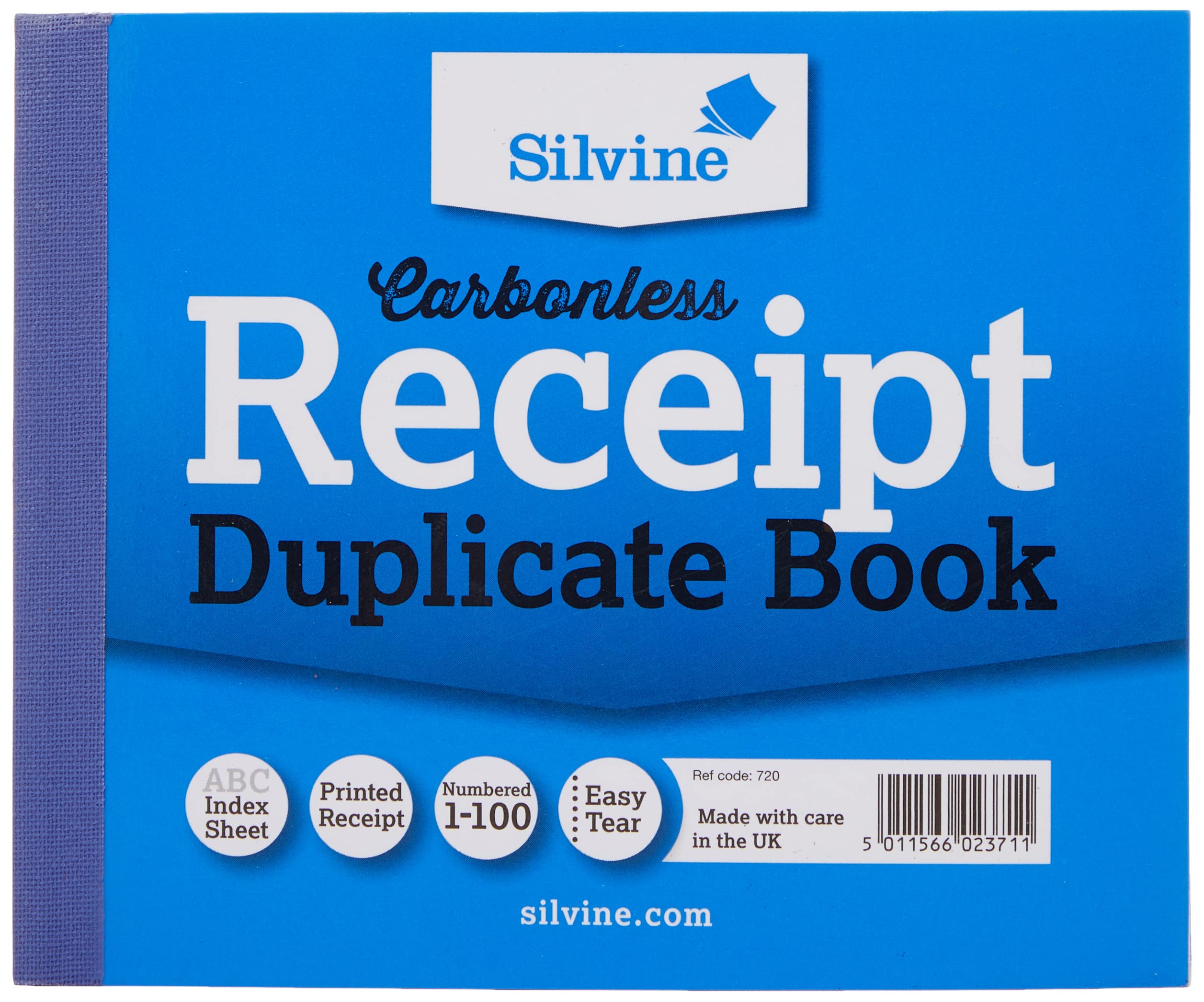 Silvine Carbonless Duplicate Receipt Book