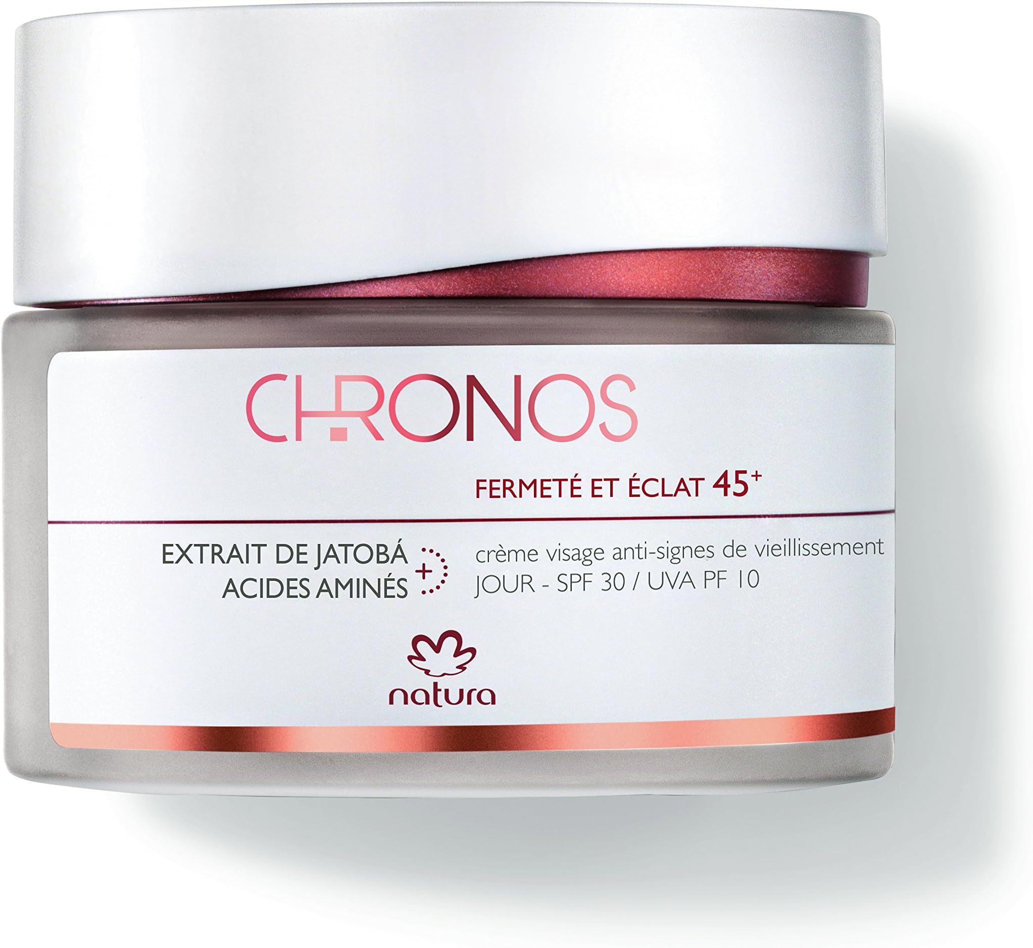 Anti-aging day face cream SPF 30 - Firmness and radiance 45+ -Natura Chronos - 40g