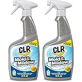 CLR Brands Mold and Mildew Stain Remover, 32 oz. Spray Bottle, Pack of 2, Multi-Surface Stain Remover, Works on Tile, Wood, Concrete, Glass, and More