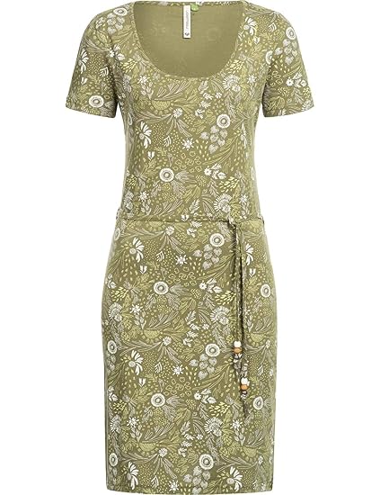 Ragwear Damen Kleid Dress Sommerkleid Strandkleid Jerseykleid Freizeitkleid Peliada Organic 3 Farben XS-XL