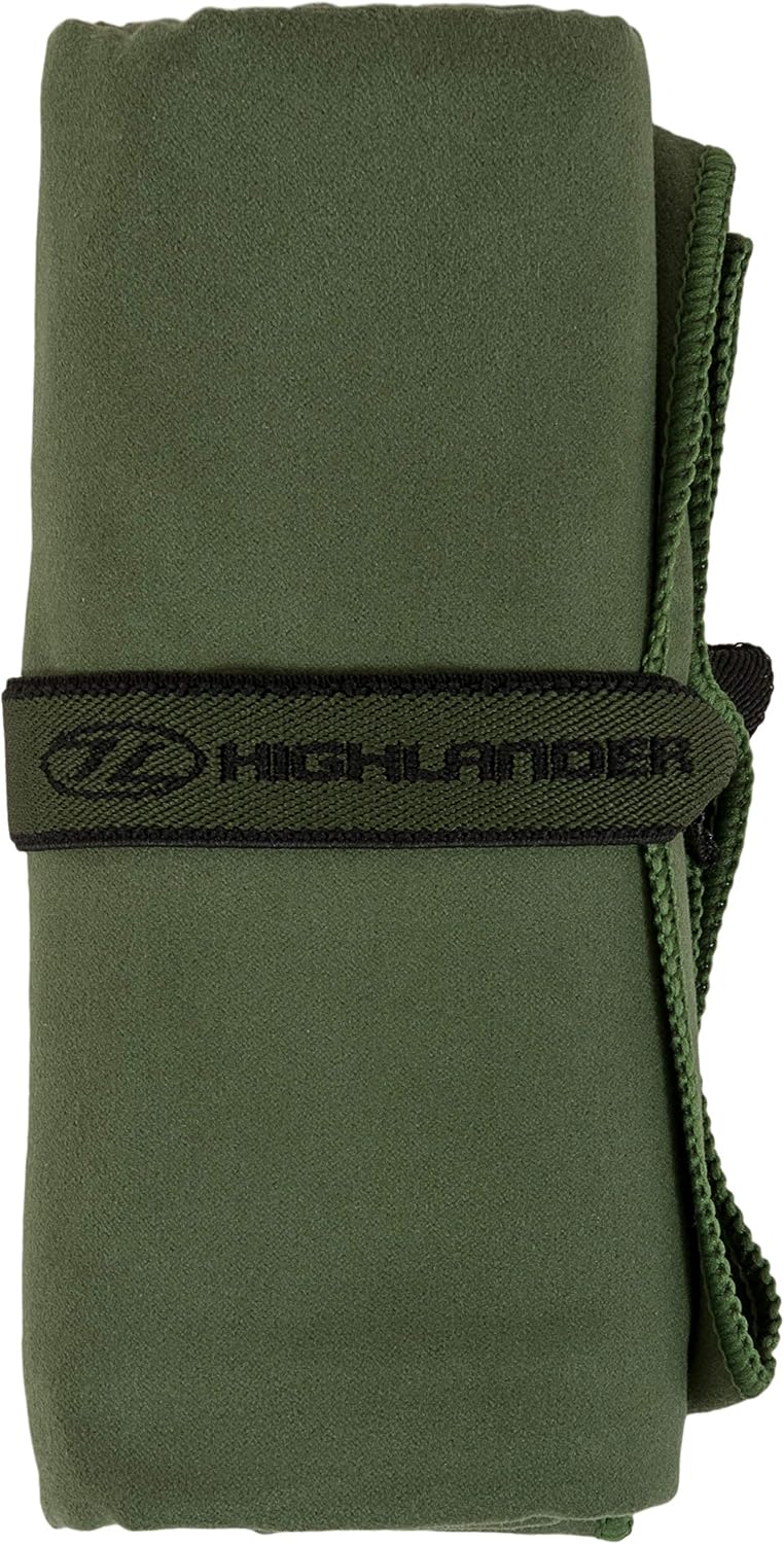 Highlander Microfibre Quick Dry Towel with Carry Bag A Great Range of Ultra Soft and Absorbant Towels Ideal for Camping Swimming