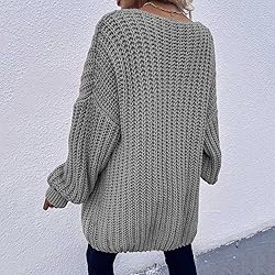 ADJHDFH Sweaters For Women Trendy Womens Open Front