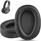 Krone Kalpasmos Replacement Earpads for Sony WH-H900N h.Ear on 2 & Sony MDR-100ABN Headphones, Sony Headphone Cushions Compatible with Sony 900N, Sony WH H900N earpads with Soft Foam Leather(Black)