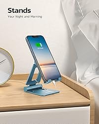 Nulaxy Dual Folding Cell Phone Stand, Fully