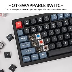 Keychron V3 Wired Custom Mechanical Keyboard Knob