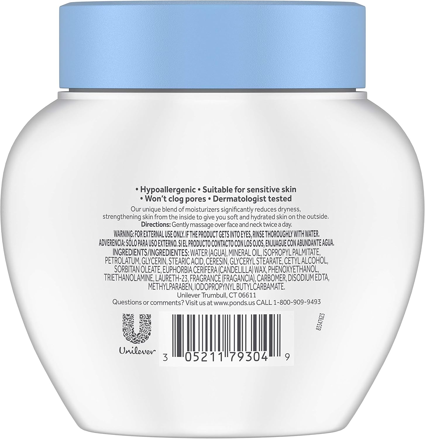 POND?S Dry Skin Cream, 10.1-oz. (Pack of 3), 286 g (Pack of 3) - Image 4