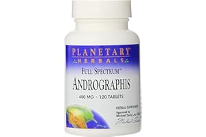 Planetary Herbals Full Spectrum Andrographis 400mg - Ayurvedic Herb - 120 Tablets (Pack of 2)