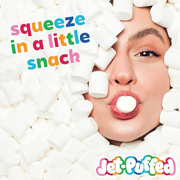 JET-PUFFED S’MORE VANILLA MARSHMALLOWS, 21 OZ BAG