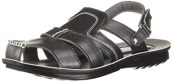 Men's Pathani Sd Black Outdoor Sandals-8 (8616885)