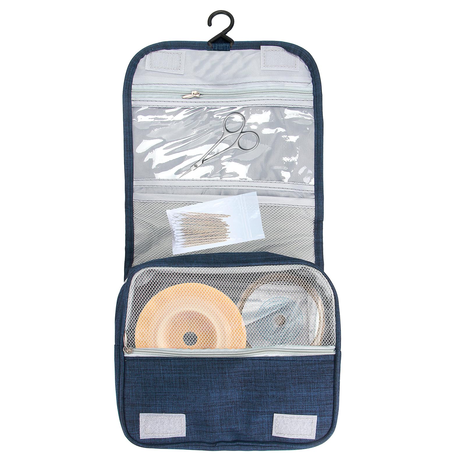 Nogsay Ostomy Colostomy Travel Bag Hanging Ostomy Supplies Bags for Colostomy Foley Catheter,Medical Supplies Ileostomy Pouch Accessories Hanging Wash Toiletry Bag Organizer