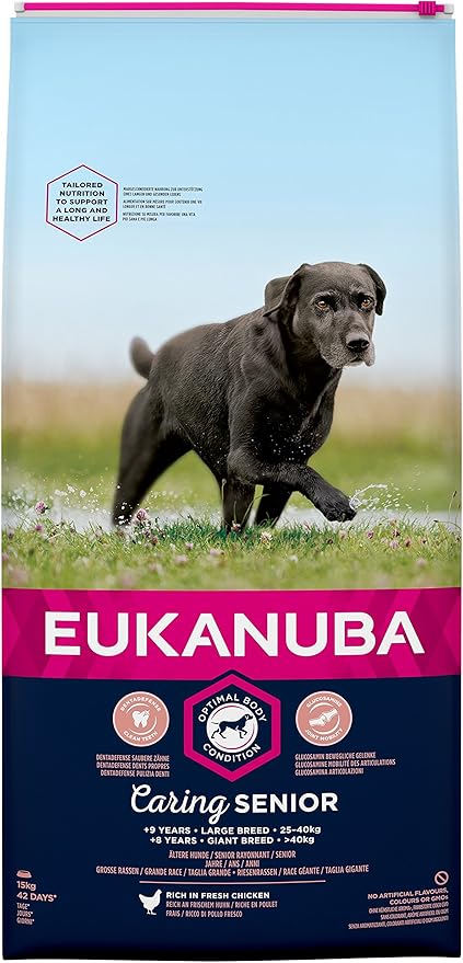 Eukanuba Senior Croquettes Pour Les Chiens De Grande Taille