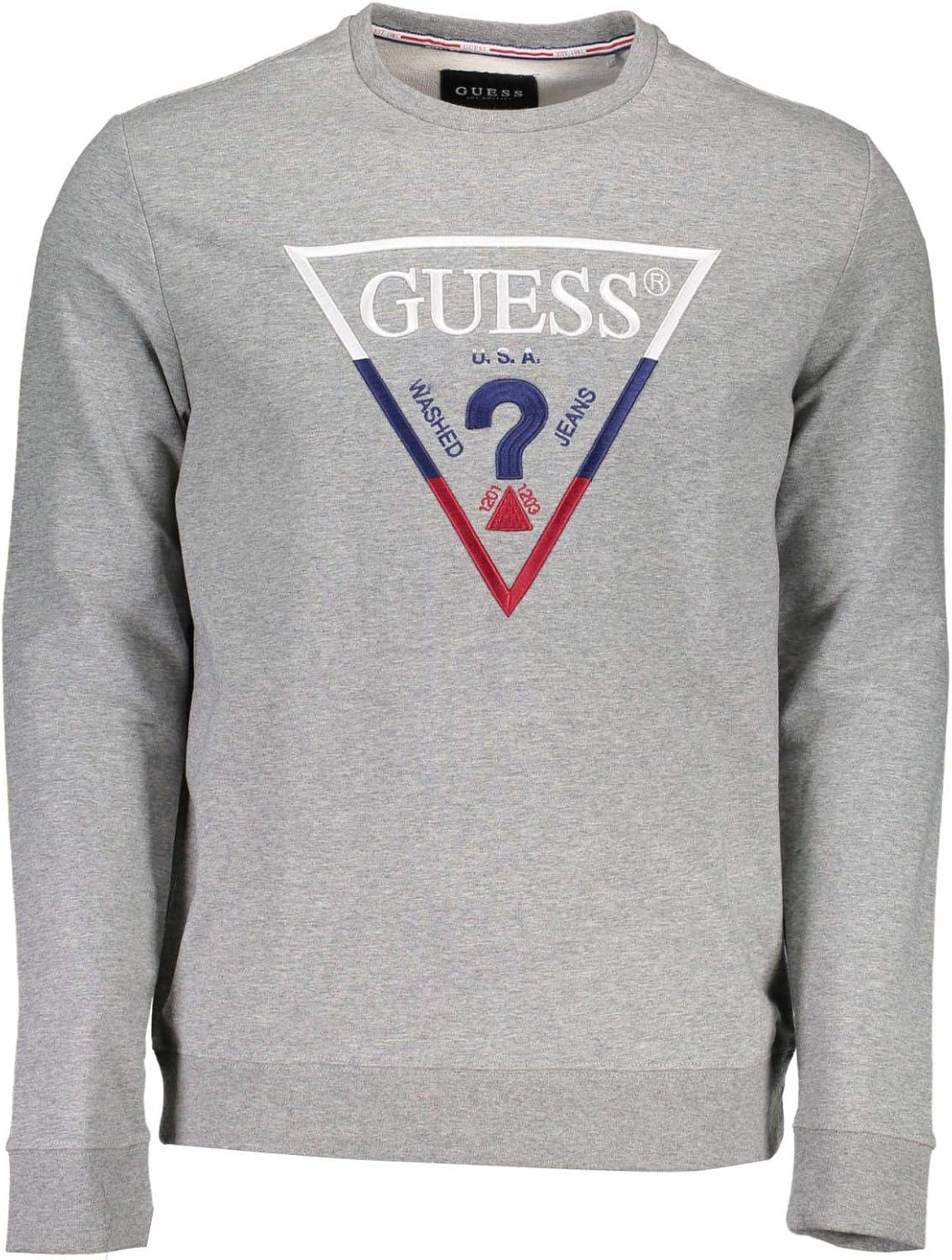 GUESS Men's Derren Cn Fleece Jumper Amazon.co.uk Clothing